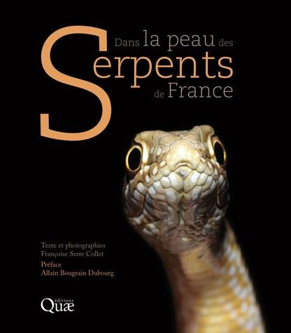 La couverture du livre 'Dans la peau des serpents' (Éditions Quae, 2016).