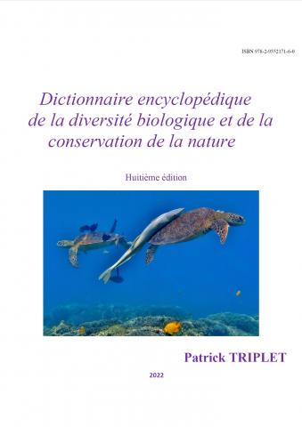 Couverture du Dictionnaire encyclopédique de la diversité biologique et de la conservation de la nature, 8e édition